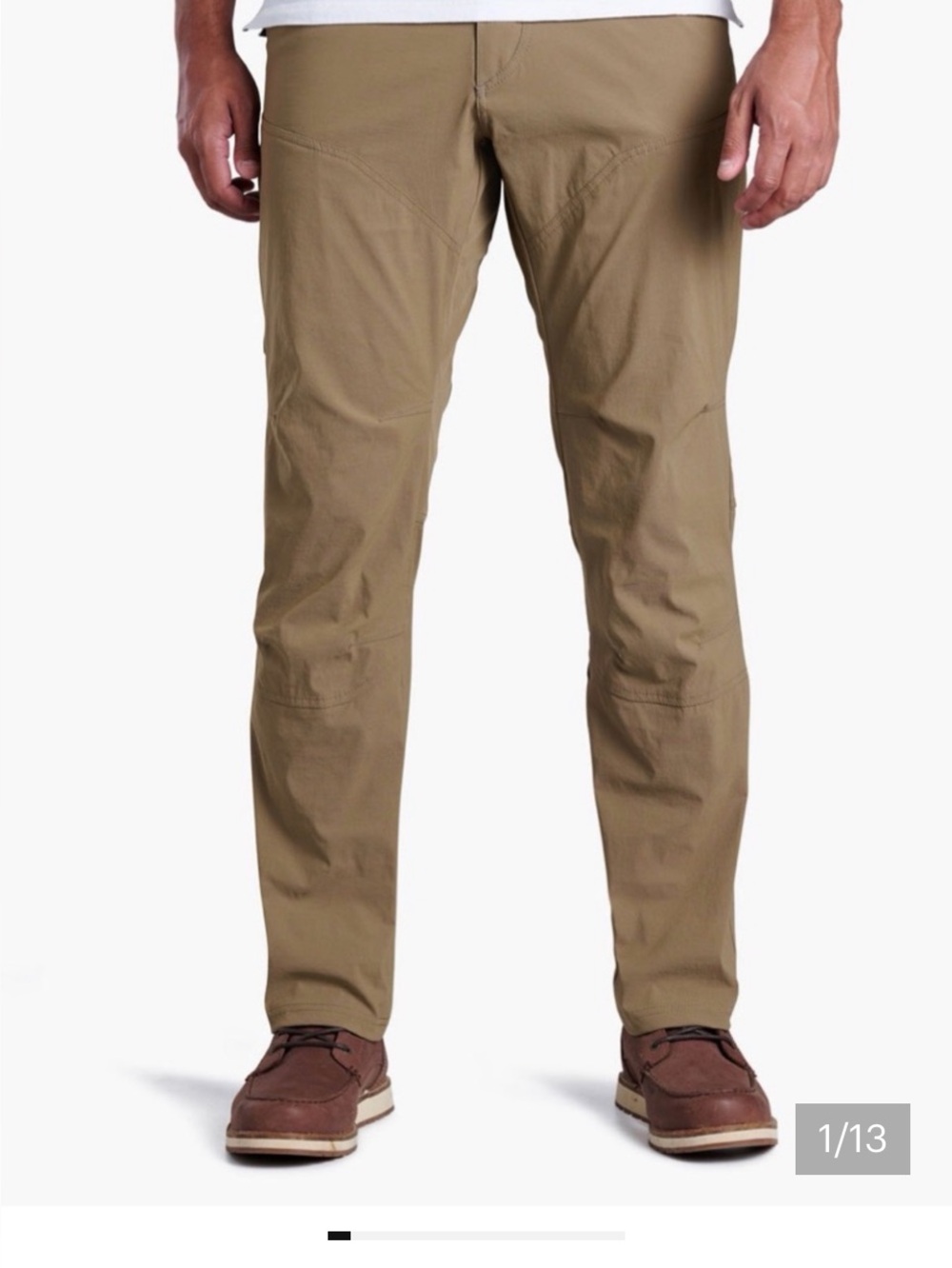 Kuhl Men’s Renegade Chino Hiking Pants Khaki Brown Size 38/34
